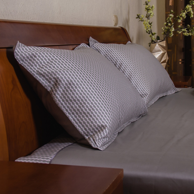 Простынь Billerbeck DAISY Сатин Кедрово-зеленый 240x260 см CN3716380UA2-113-AM фото