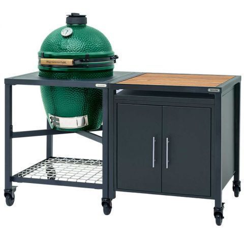Модульний стіл Big Green Egg Expansion Frame з дверцятами LEGOURMET122247 фото