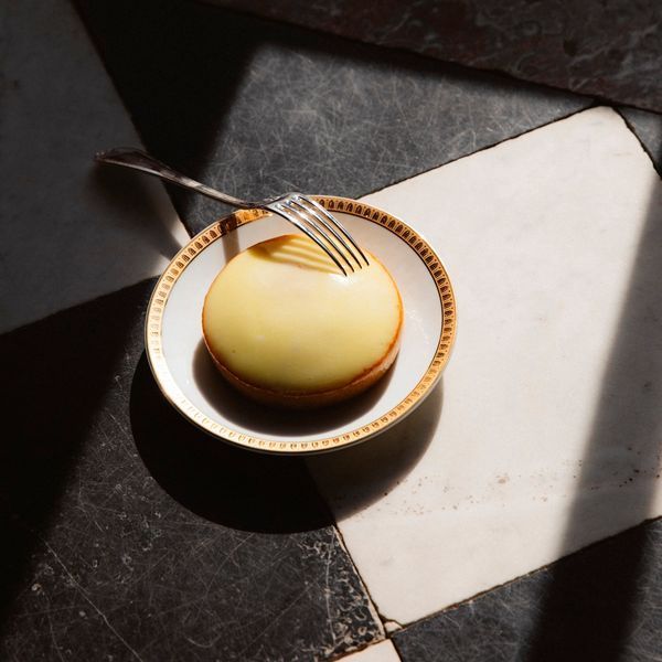 Malmaison Gold tea cup and saucer. CHRISTOFLE_7646520 photo
