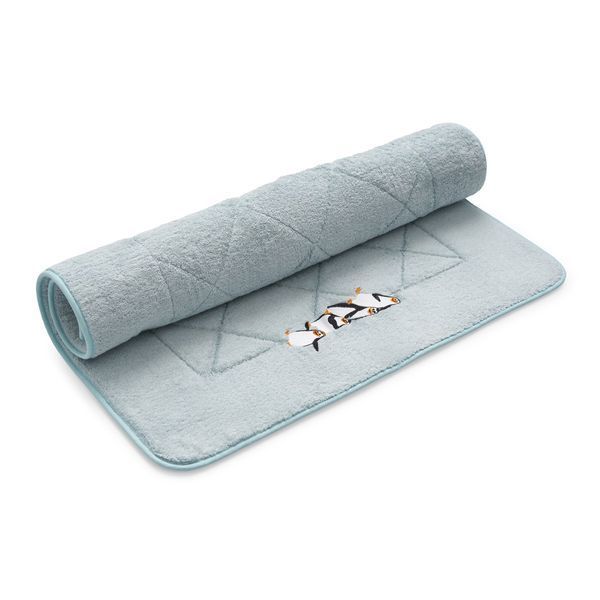 Килимок для ванної кімнати "PENGUINS" VILLAFLORENCE_PENGUINS QuiltedMat 70x90 Marina6011 фото