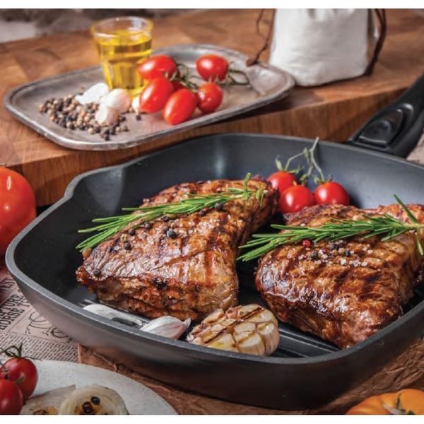 Biol 26x26 cm non-stick grill pan, removable handle. Biol2614P photo