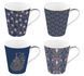 Чашка (Набор 4 шт.) Easy Life COFFEE MANIA PEACOCK 300 мл. (R0128-PECK) Easy LifeR0128-PECK фото 1