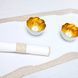 Linen napkin with gold embroidery "Belmont Royal" WEISSFEE_823914 82 photo 4