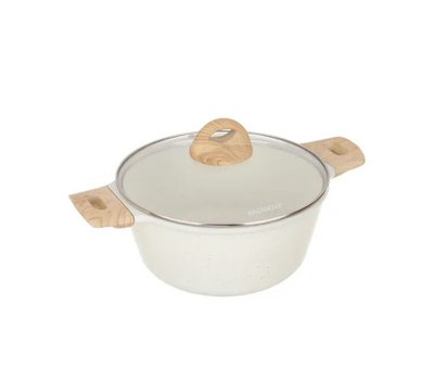 Kasanova Eco White Pot with Lid, 24 cm, 4 L KasanovaMAS029873NOC photo