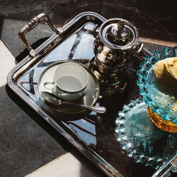 Tea cup with saucer "Malmaison" CHRISTOFLE_7645520 photo