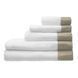 Guest towel with a border 'Jane', Beige, 40x65 cm QUAGLIOTTI_25833763-0456-551 photo
