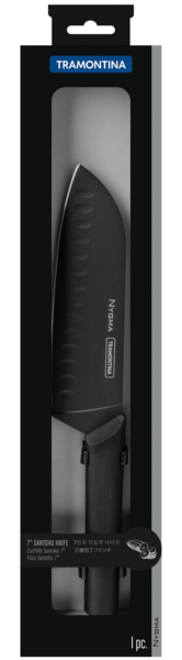 Santoku knife 17.8 cm Tramontina Nygma black. Tramontina23685/107 photo