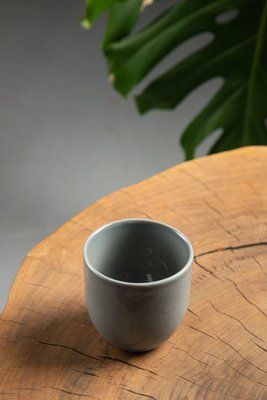 Set of 6 Dovbysh Porcelain NOVA Grey 250 ml coffee cups. Dovbysh Porcelain100114 photo