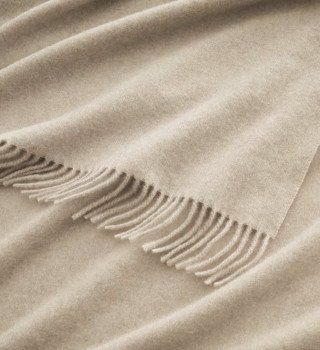 Elite cashmere blanket Hefel Sand HefelH60d photo