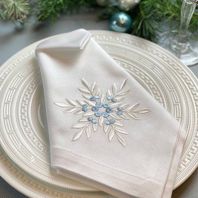 Napkin "WEDGWOOD" PANI_DERIKOVSKA_WDW-NP-WT-3 photo