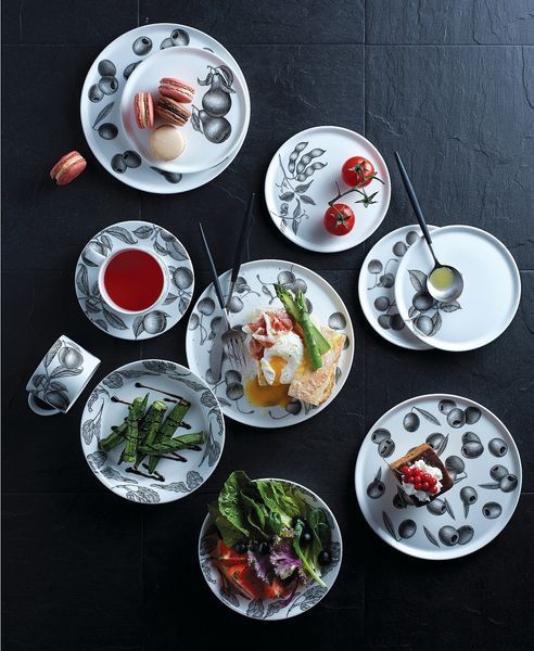 Salad/dessert plate "Olive Market" TWIG_004561-00333 photo