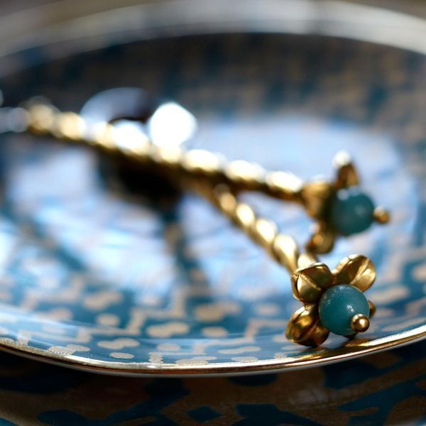 Gilded dessert spoon "Venise" L_OBJET_CU40 photo