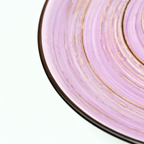 Тарілка обідня Wilmax Spiral Lavender 23 см WilmaxWL-669713 / A фото