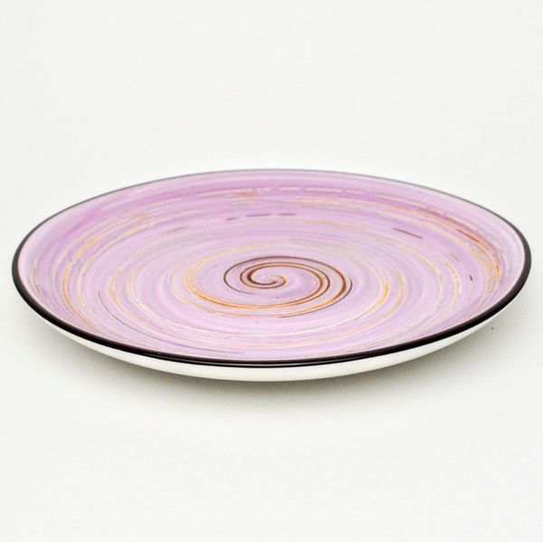 Тарілка обідня Wilmax Spiral Lavender 23 см WilmaxWL-669713 / A фото