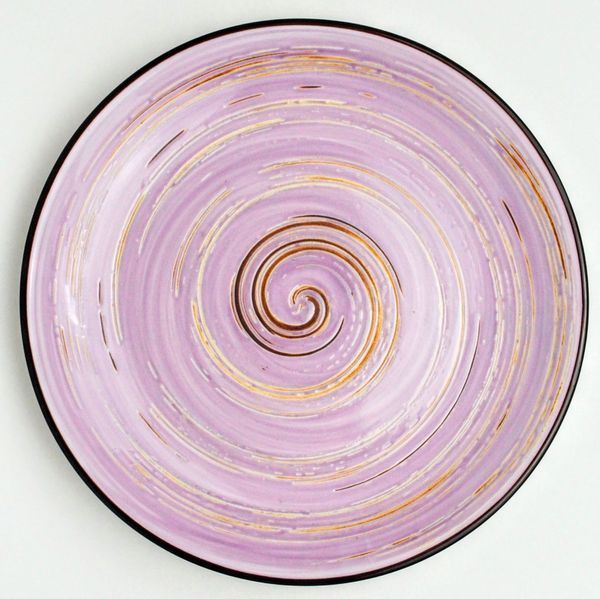 Тарілка обідня Wilmax Spiral Lavender 23 см WilmaxWL-669713 / A фото