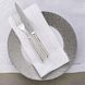 Platinum-encrusted dinner plate "ECUME PLATINE" BERNARDAUD_0738/20249 photo 2