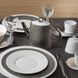 Tea cup and saucer inlaid with platinum "ECUME PLATINE" BERNARDAUD_0738/83 photo 3