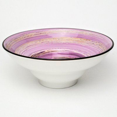 Тарілка для пасти Wilmax Spiral Lavender 800 мл 20 см WilmaxWL-669722 / A фото