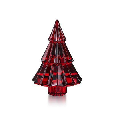 Statuette "Christmas Tree" "NOEL RED THOUSAND NIGHTS FIR", Red, 13 cm BACCARAT_2814625 photo