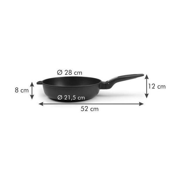 Сотейник Tescoma SmartCLICK 28 см антипригарный, съемная ручка Tescoma605038 фото