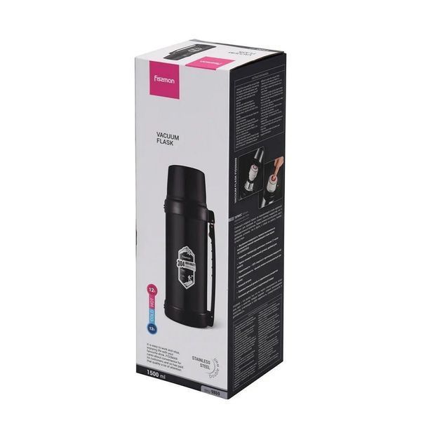 Thermos Fissman 1.5 L black. Fissman9869fiss photo