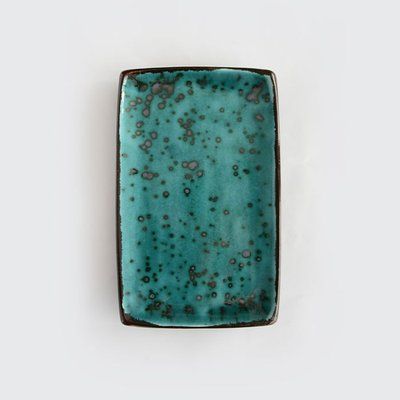Plate Manna ceramics Tiffany Turquoise 26x16.5 cm rectangular. Manna ceramics2226-17 photo