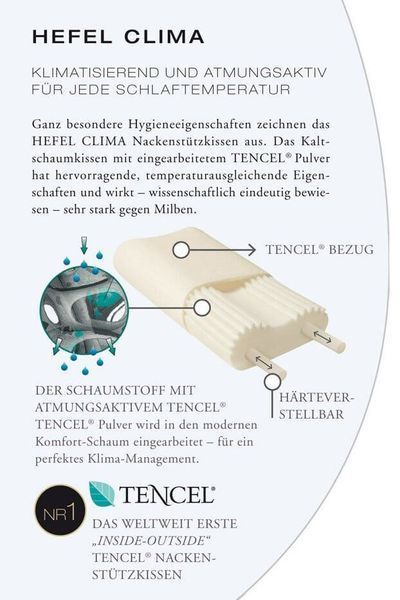 Подушка Hefel Clima ортопедическая Hefelh36043065 фото