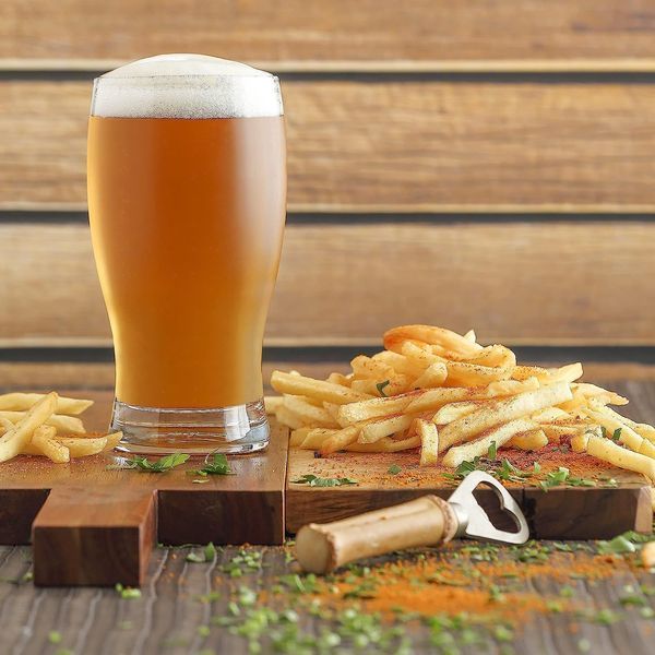 Set of 6 LAV Belek 580 ml beer glasses. LAVBLK394 photo