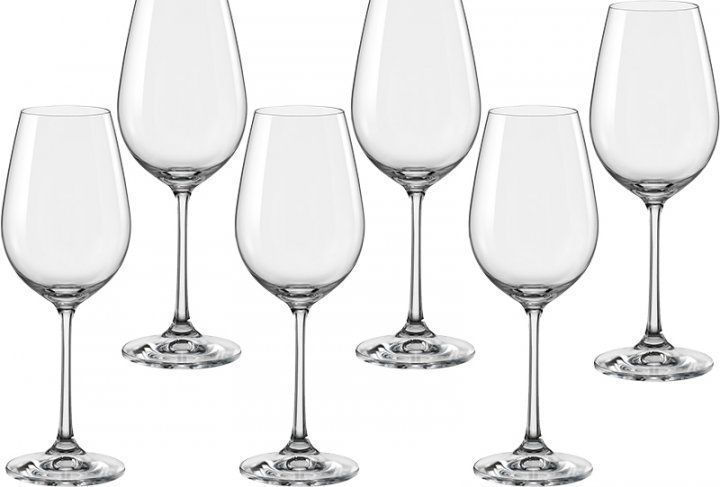Set of 6 wine glasses Bohemia Viola 250 ml. Bohemia40729 250 photo