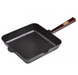 Сковорода-гриль Brizoll Optima Bordo 28x28 см чугунная BrizollO282850G-P2 фото 1