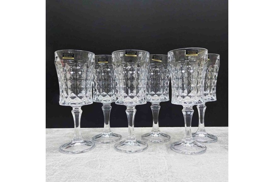 Set of 6 wine glasses Bohemia Diamond 200 ml. Bohemia1KD27/99T41/200 photo