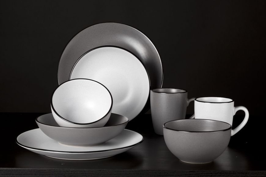 Set of 6 Cosy&Trendy Speckle Grey 390 ml cups. Cosy&Trendy3049400 photo