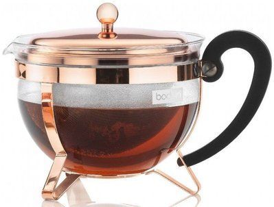 Чайник заварювальний Bodum Chambord 1,3 л мідний Bodum11656-18 фото