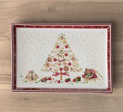 Блюдо Villeroy & Boch Winter Bakery Delight 39x26,5 см новорічне прямокутне Villeroy & Boch1486122850 фото