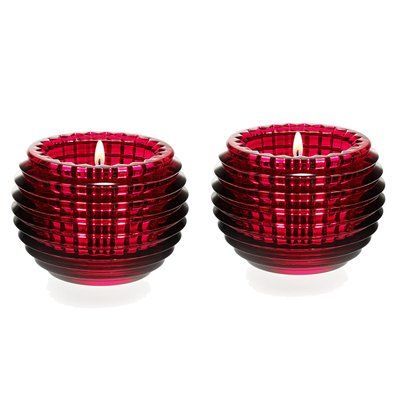 Підсвічник червоний "EYE VOTIVE RED X2" BACCARAT_2810639 фото