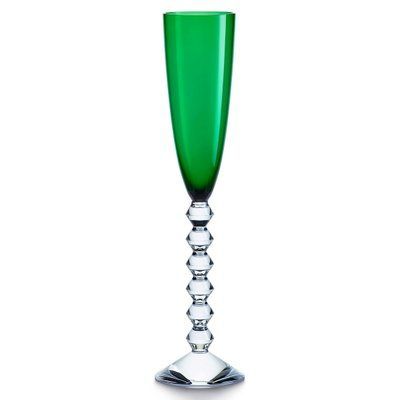 Бокал для шампанского зеленый "VEGA FLUTISSIMO GREEN X2" BACCARAT_2811805 фото