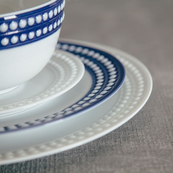 "Perl&eacute;e" replacement plate, Blue, 32 cm L_OBJET_PR400 photo