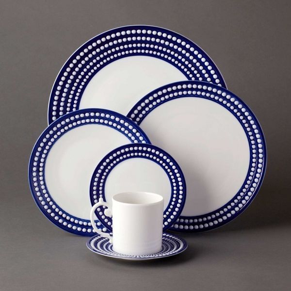 "Perl&eacute;e" replacement plate, Blue, 32 cm L_OBJET_PR400 photo