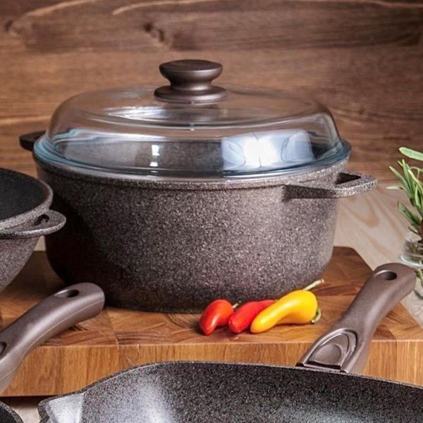 Bio Granite Brown 3L Non-Stick Pan BiolK303PC photo
