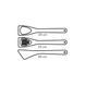 Woody 3-piece spatula set Tescoma637420 photo 2