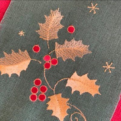 Napkin "HOLLY" PANI_DERIKOVSKA_HLL-NP-GR-2 photo