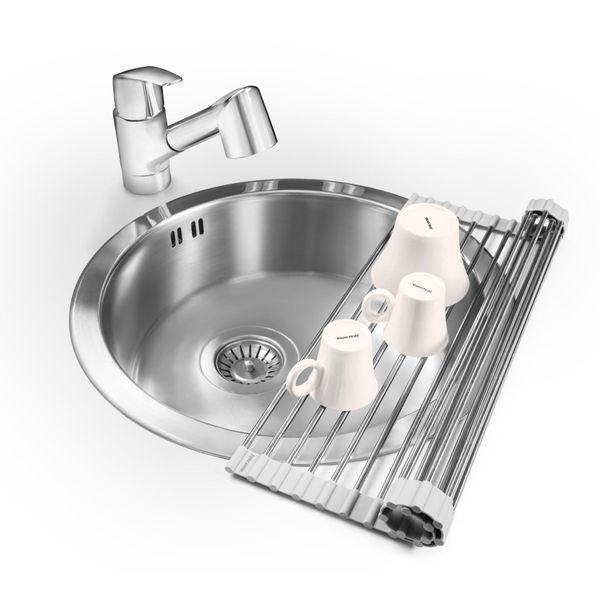 PURO roll-up dish rack for the sink Tescoma900747 photo