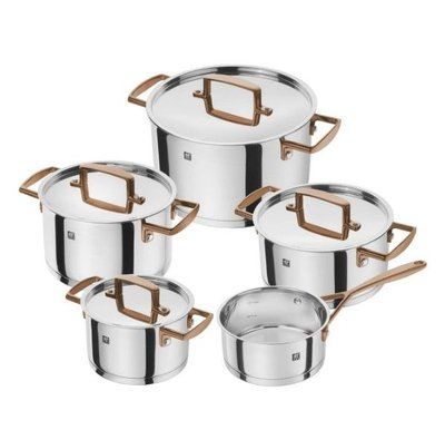 Zwilling Bellasera 5-piece cookware set, rose gold. LEGOURMET71170-005-0 photo