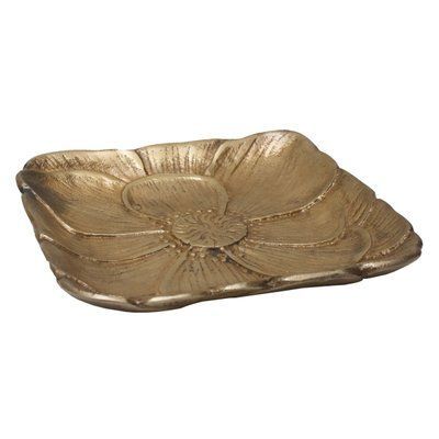 Блюдо для сервировки PTMD LOWA FLOWER L (24x24x2) Gold (707482-PT) PTMD Collection707482-PT фото
