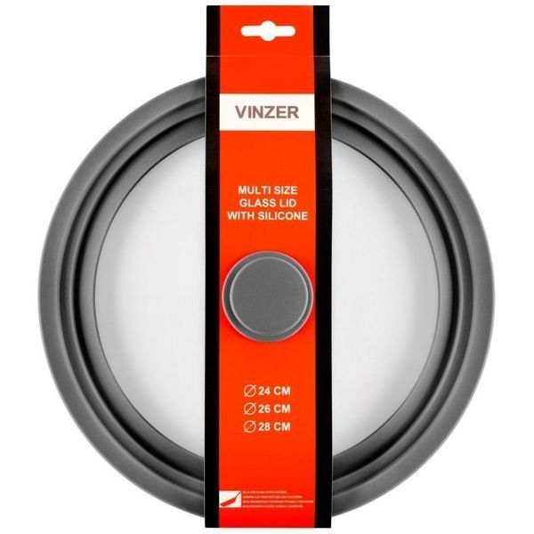 Кришка Vinzer 24, 26, 28 см універсальна Vinzer50253 фото