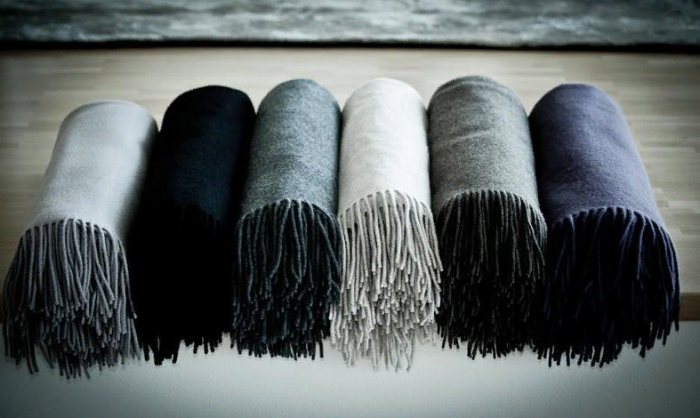 Elite cashmere blanket Hefel Black HefelH60f photo