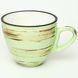 Tea cup Wilmax Spiral Pistachio 300 ml., Green