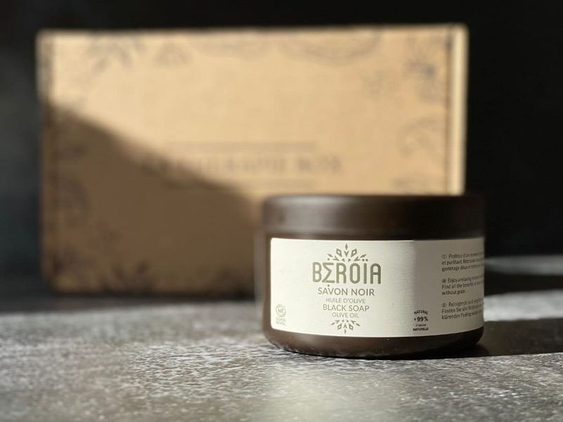 Black Aleppo soap Bero&iuml;a COSMOS NATURAL BeroiaC-SAV54BE photo