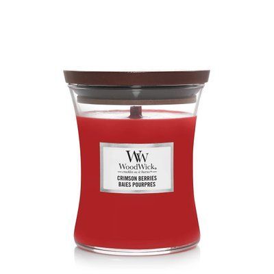 Ароматична свічка з нотами різдвяних ягід Woodwick Crimson Berries Woodwick_92080E_275 фото