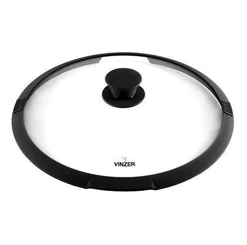 Кришка Vinzer 24 см чорна Vinzer50246 фото